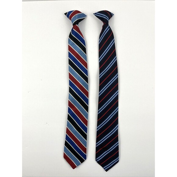 Clip-on Ties for Boys Ages 8 to 10 - Picture 1 of 8